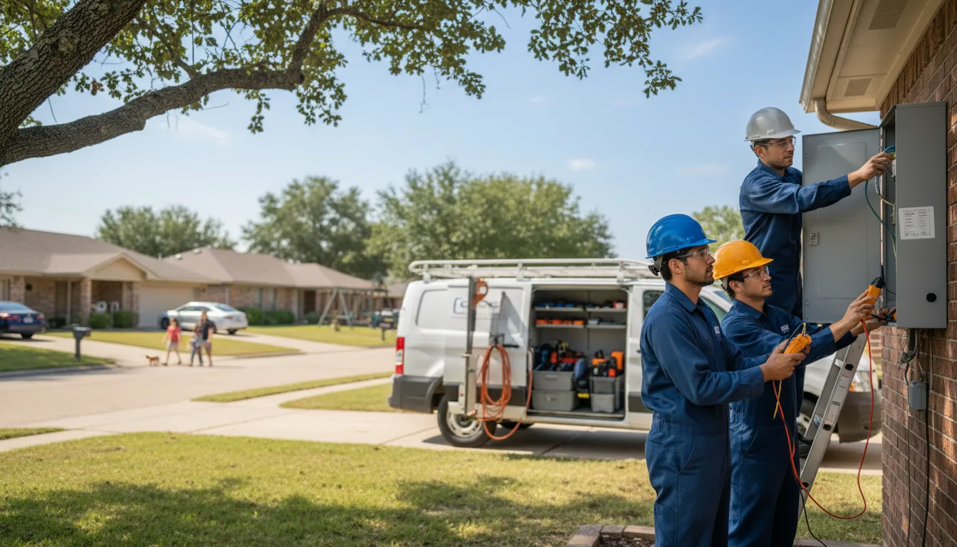 Certified electrician providing emergency electrical services in Pipestone, MN